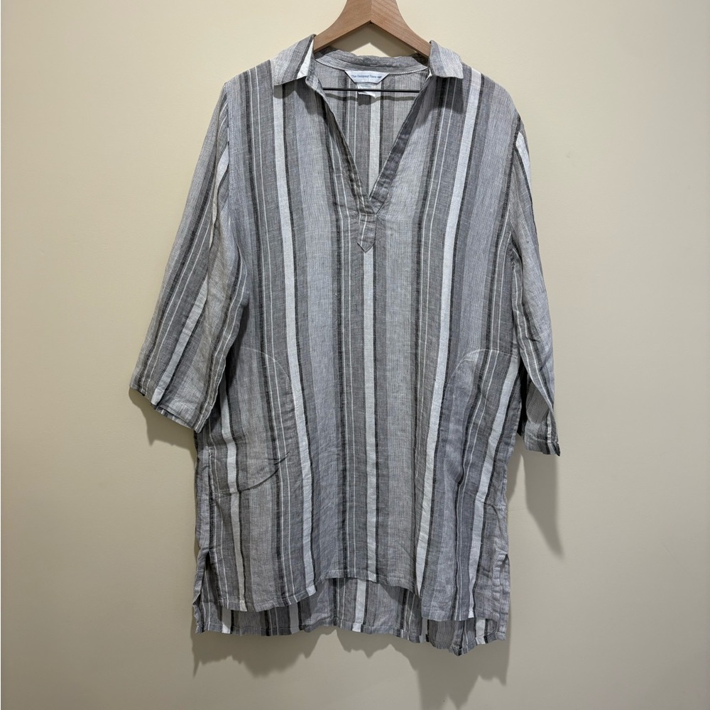 The Company Store Linen Coverup/Dress - Picture 3 of 6